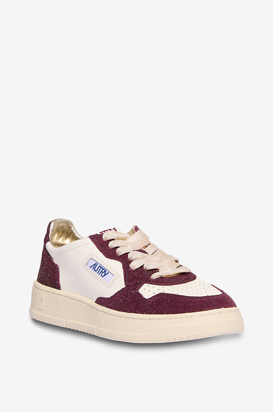 Niedrige zweifarbige Schnürsneakers Medalist