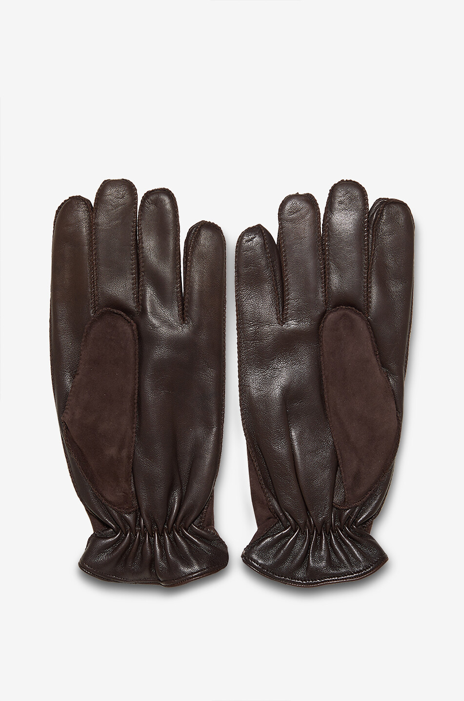 PIERO RESTELLI Gants en cuir d'agneau Homme [akeneo-marrf1] 2