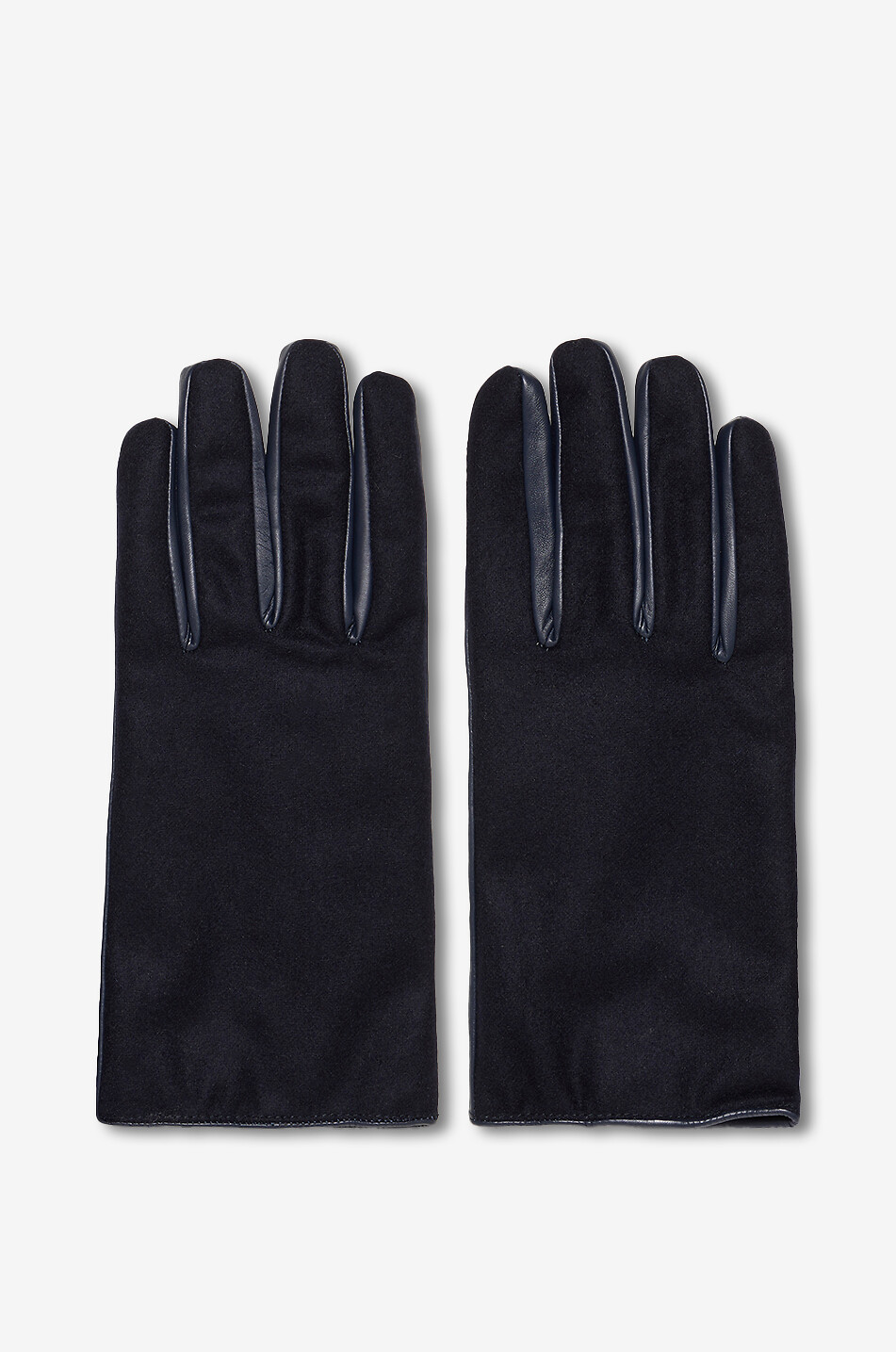 Gants en cuir doublés de cachemire