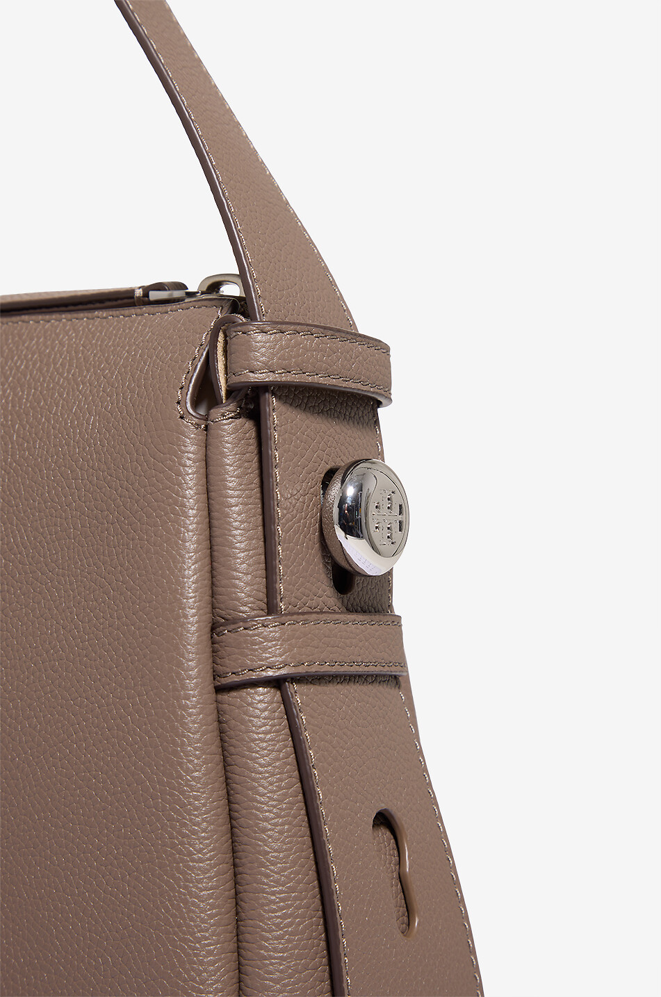 TORY BURCH Schultertasche aus genarbtem Leder Romy Damen BRAUN 5