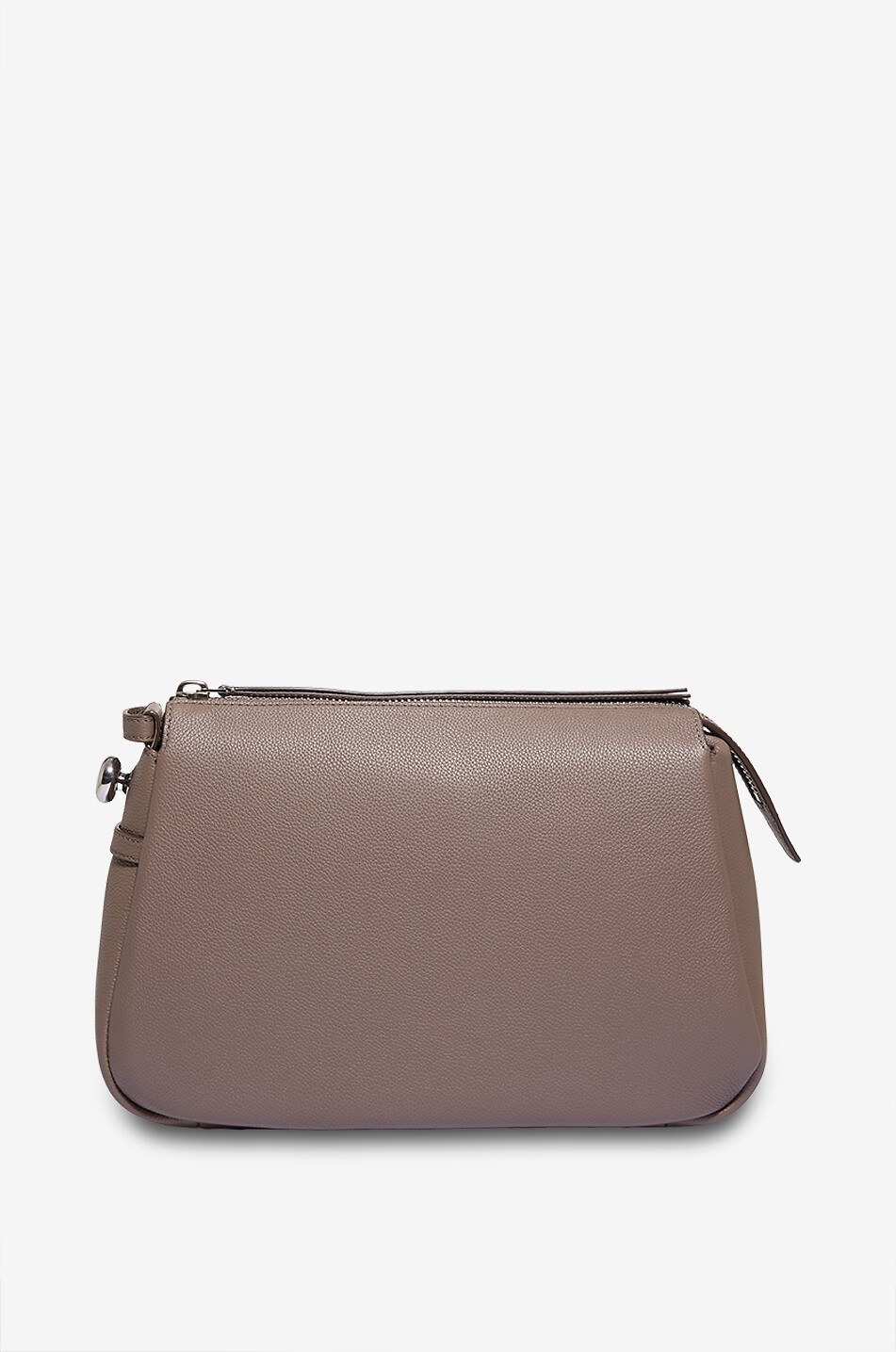 TORY BURCH Schultertasche aus genarbtem Leder Romy Damen BRAUN 1