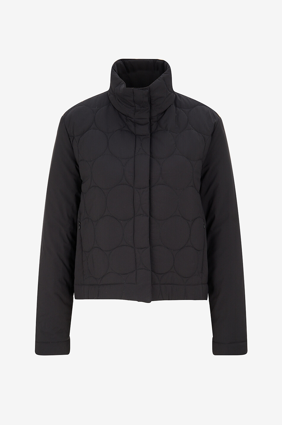 AKRIS PUNTO Kurzer Mantel aus Karierter Flanell Damen BUNT 3