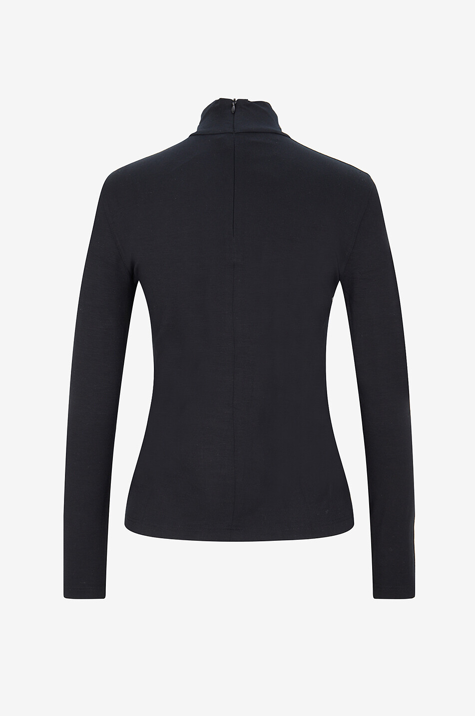 AKRIS PUNTO Top à col roulé en jersey modal Femme NOIR 2