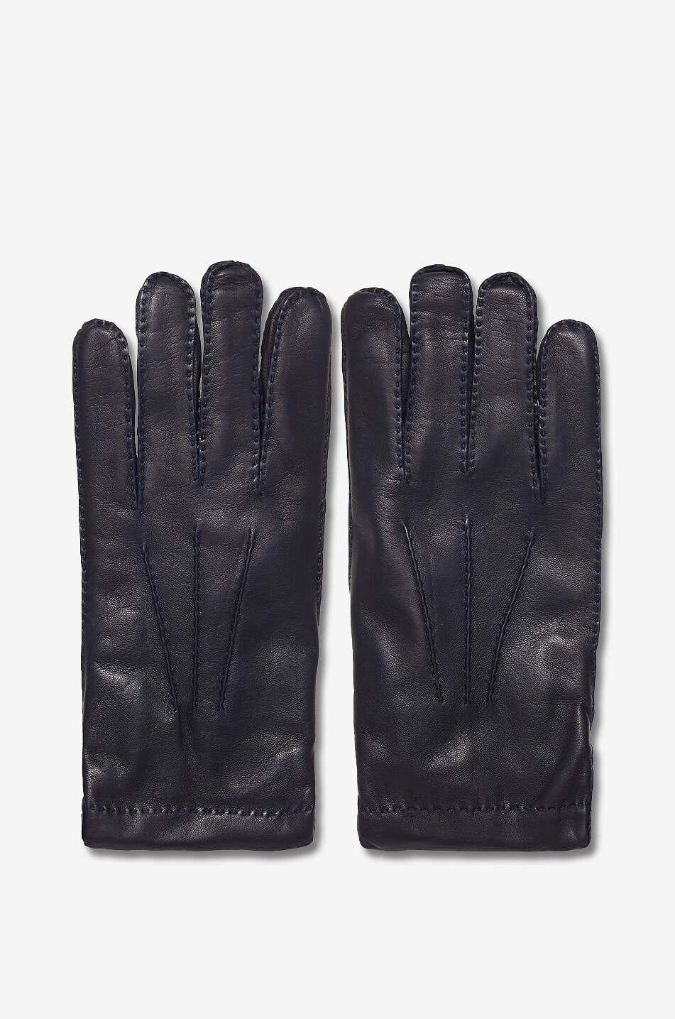 PIERO RESTELLI Gants en cuir Homme BLEU FONCE 1