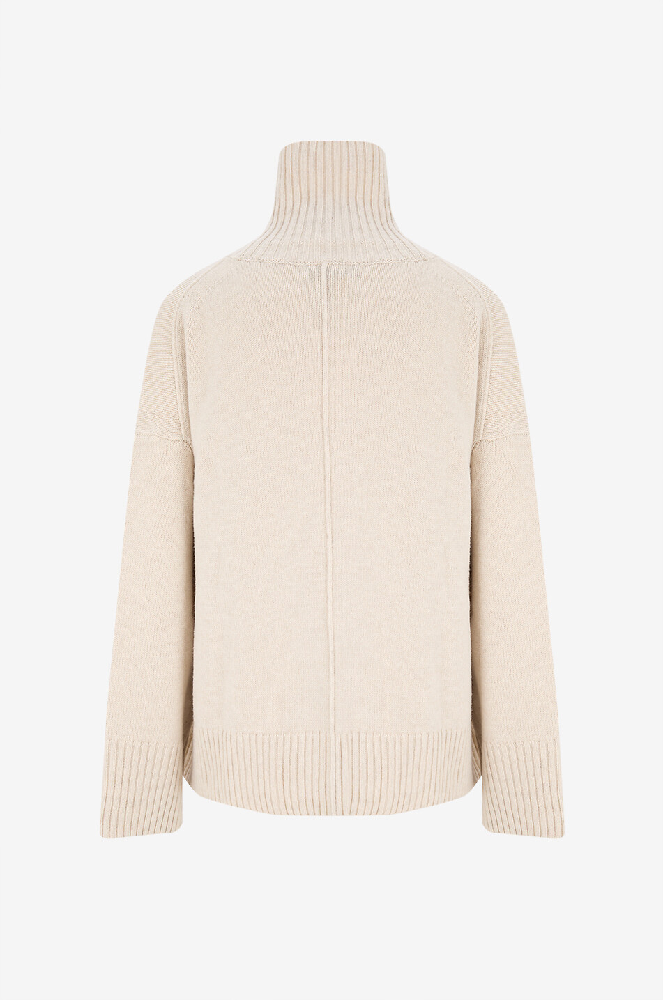 SOEUR Oversize-Rollkragenpullover aus Wolle William Damen BEIGE 2