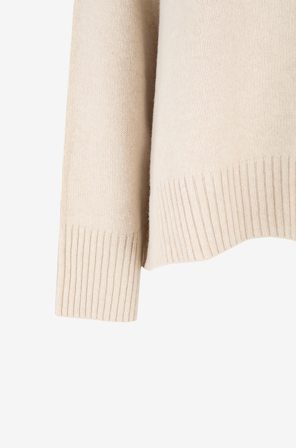 SOEUR Oversize-Rollkragenpullover aus Wolle William Damen BEIGE 3