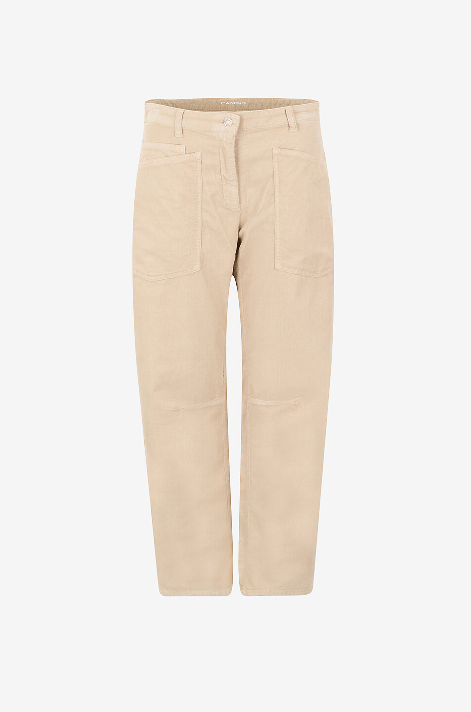 CAMBIO Gerade Cord-Boyfriend-Jeans Ocean Fine Damen BEIGE 1
