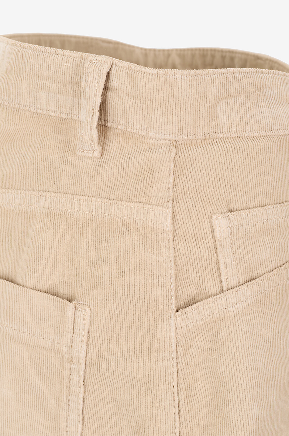 CAMBIO Gerade Cord-Boyfriend-Jeans Ocean Fine Damen BEIGE 3