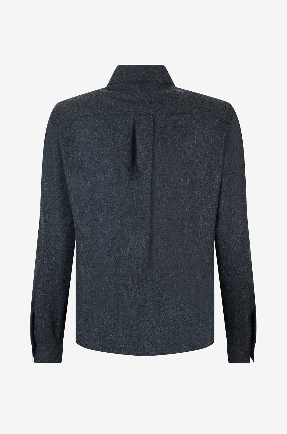FABIANA FILIPPI Chemise en flanelle de laine Pepita Femme GRIS FONCÉ 2