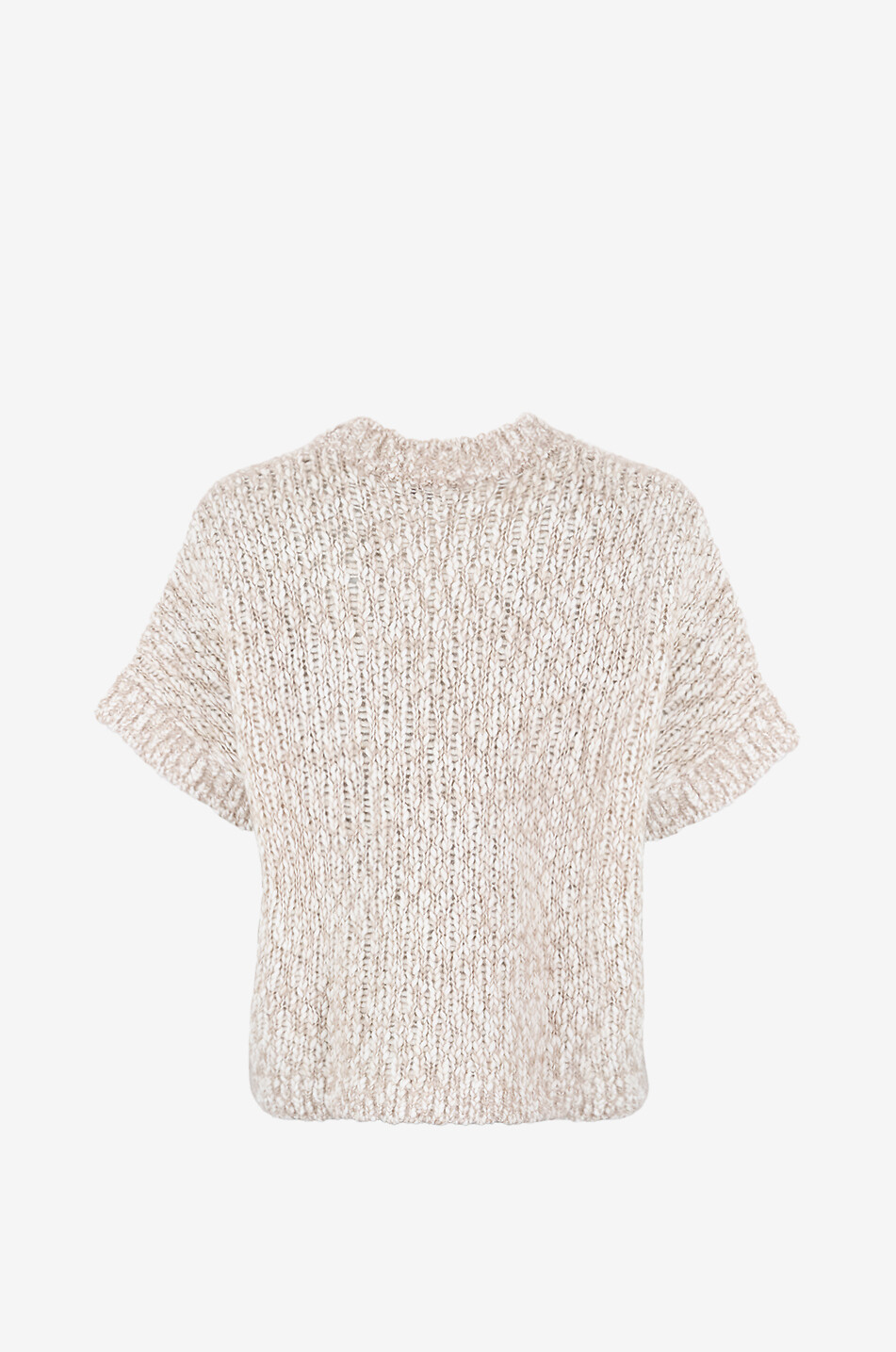 FEDELI Strickpullover mit Rundhalsausschnitt Salgemma Damen BEIGE 2