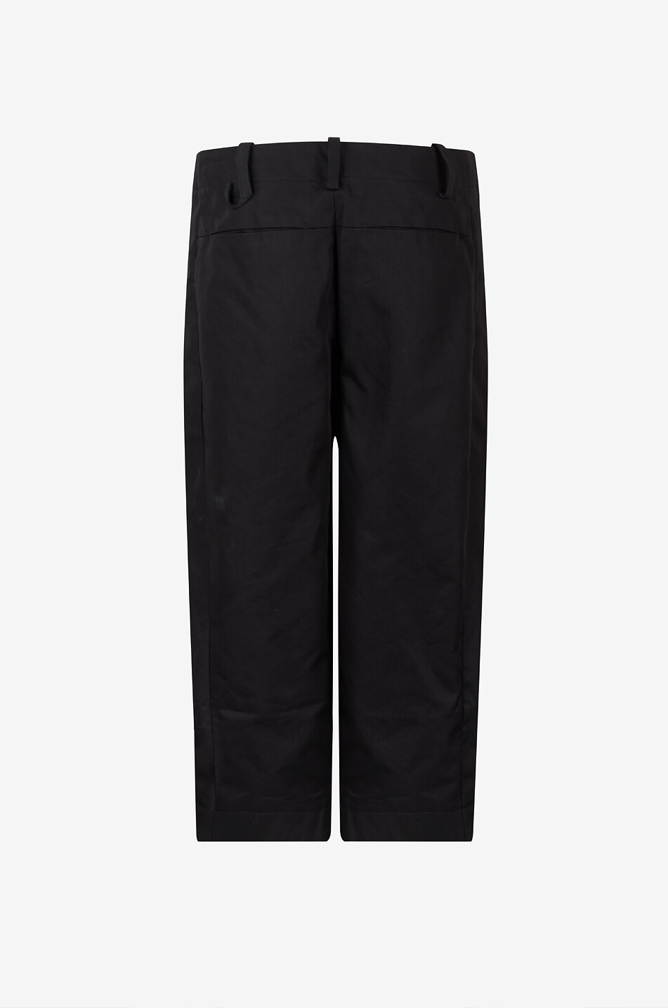 JACQUEMUS Baumwolltwillhose mit weitem Bein Le pantalon Marino Herren SCHWARZ 2