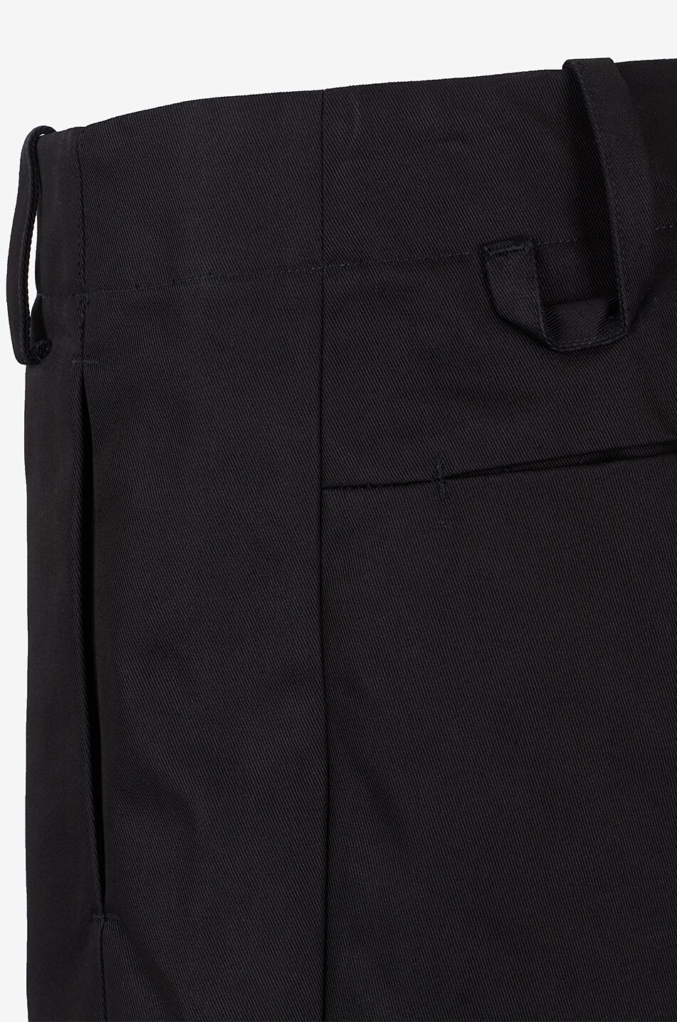 JACQUEMUS Baumwolltwillhose mit weitem Bein Le pantalon Marino Herren SCHWARZ 3