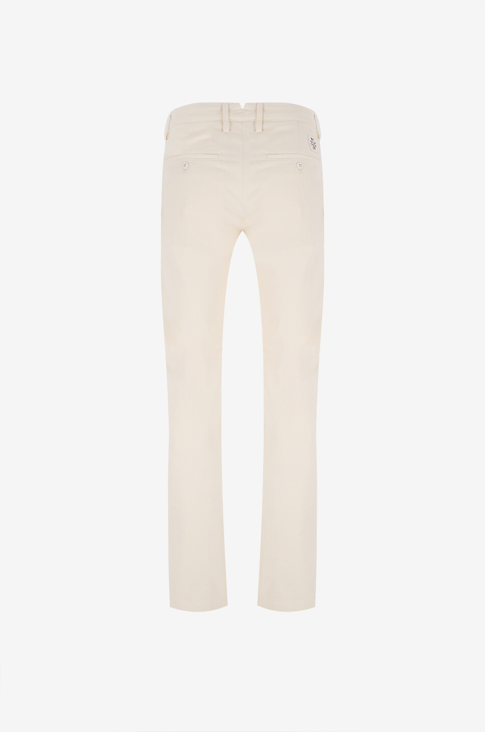 JACOB COHEN Pantalon chino slim en coton et cachemire Bobby Homme BLANC CASSE 3