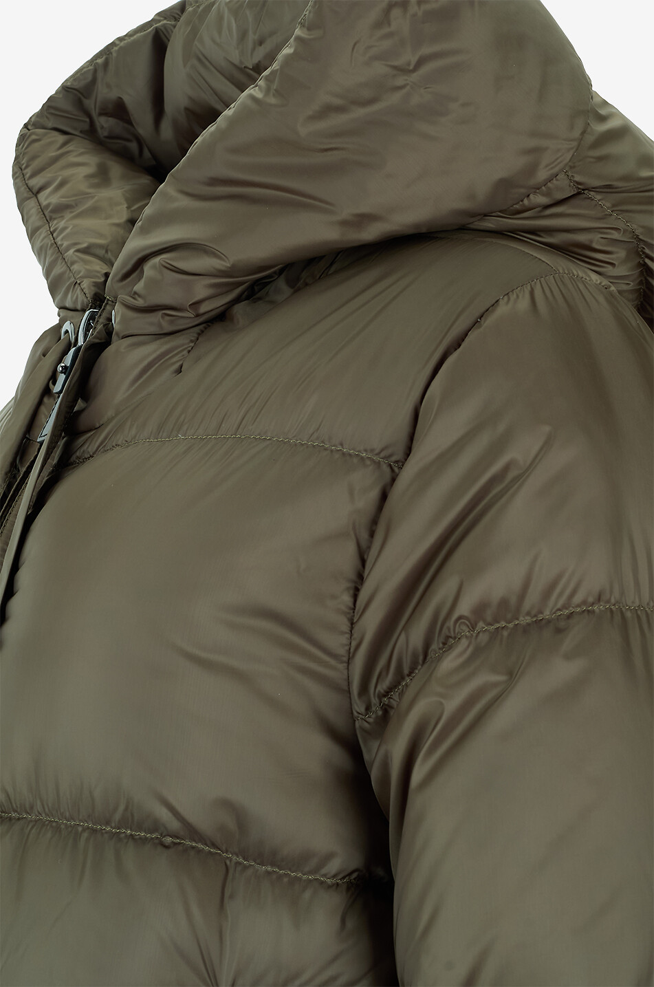 MAX MARA Doudoune courte matelassée à col montant Seia Femme KAKI 3