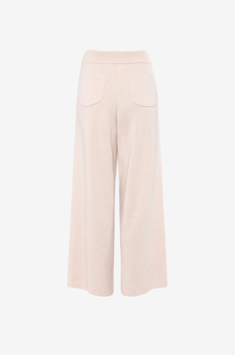 ERES Pantalon en maille de laine et cachemire Smooth Femme BLANC CASSE 1