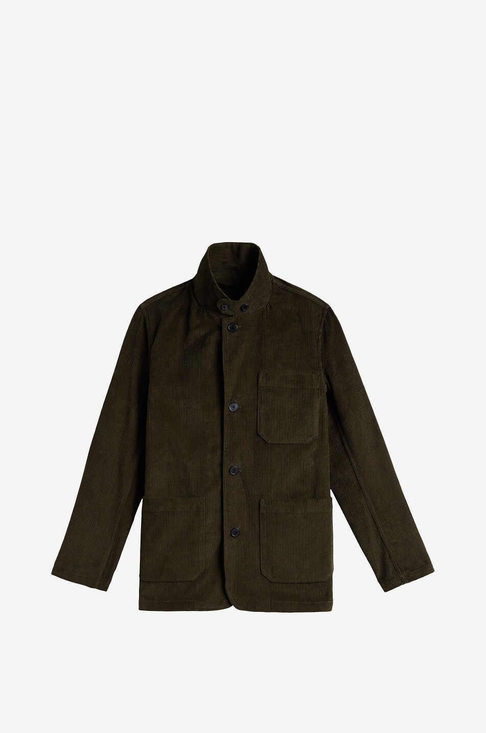 PORTUGUESE FLANNEL Working single-breasted corduroy blazer Men GREEN 2