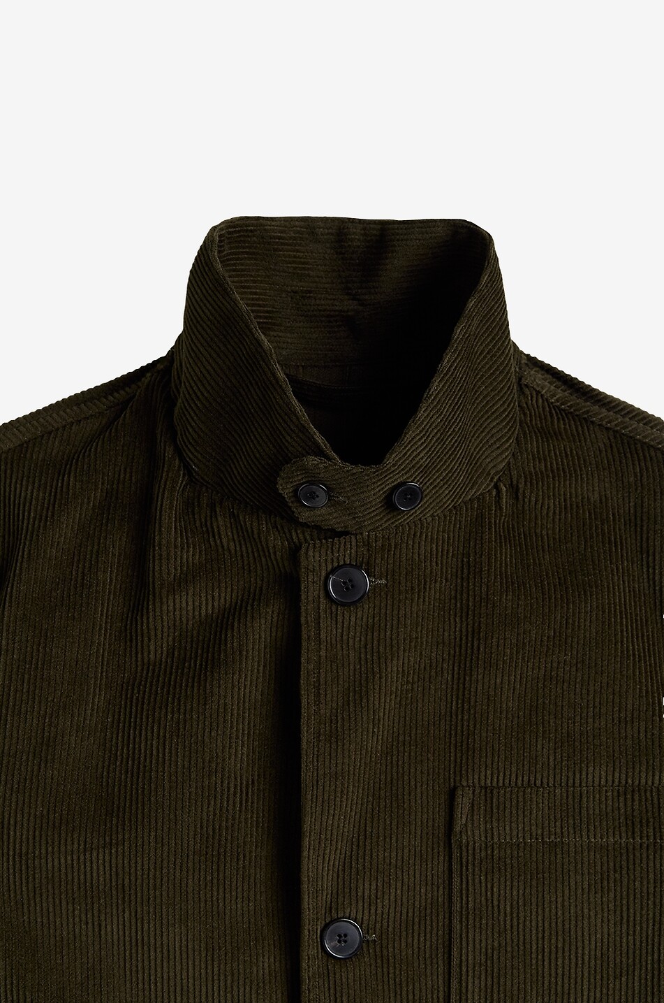 PORTUGUESE FLANNEL Working single-breasted corduroy blazer Men GREEN 3