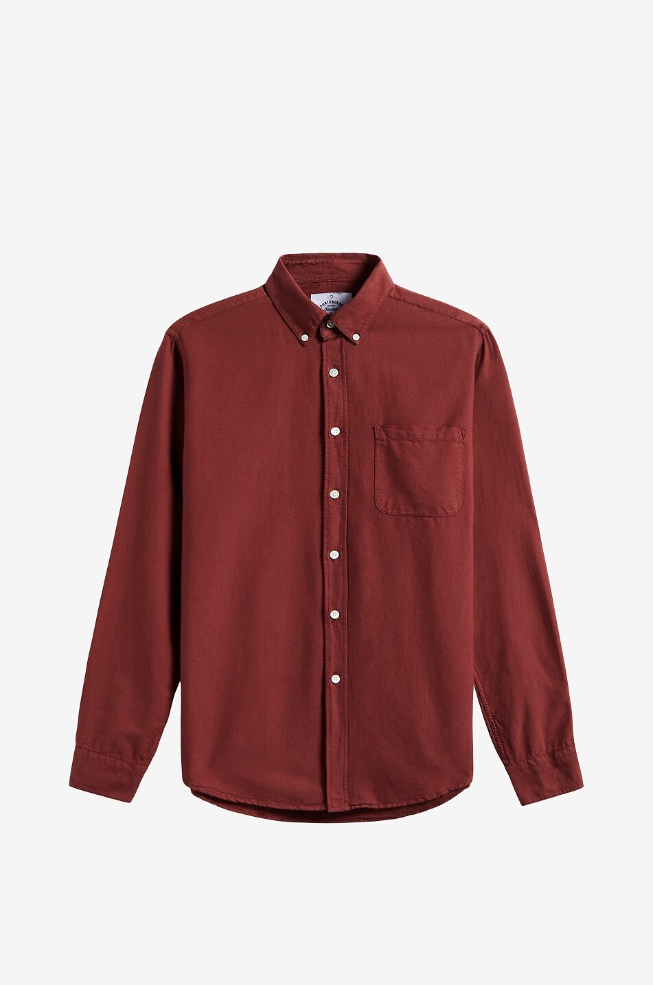 Hemd aus Baumwollsegeltuch mit geknöpftem Kragen Belavista