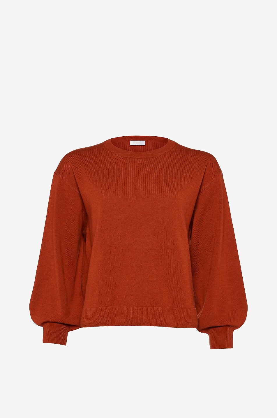 ERES Pull boxy en laine et cachemire à col rond Famous Femme ROUGE FONCÉ 1