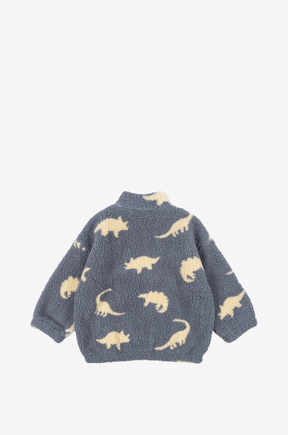KONGES SLØJD Kurze Kinder-Fleecejacke mit Print Jody Unisex BLAU 2
