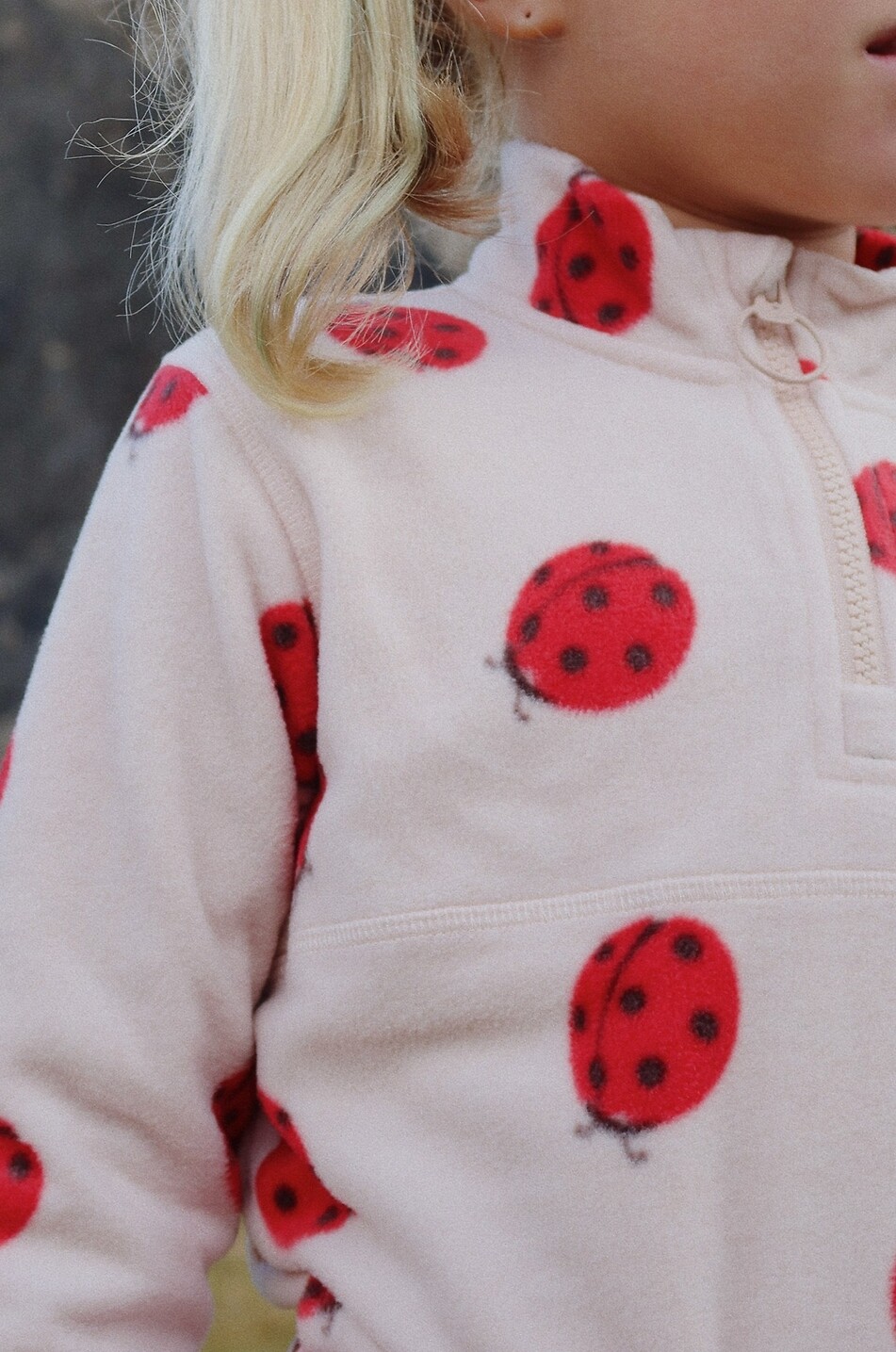 KONGES SLØJD Kinder-Sweatshirt aus bedrucktem Fleece Tavi Unisex ROSA 5