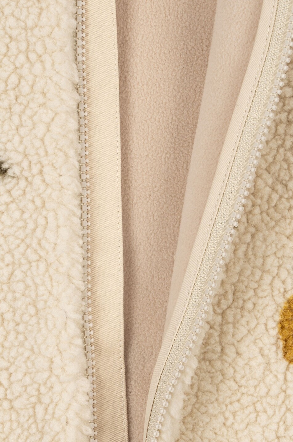 KONGES SLØJD Baby-Pilotenoverall aus bedrucktem Fleece Joddy Baby BEIGE 5