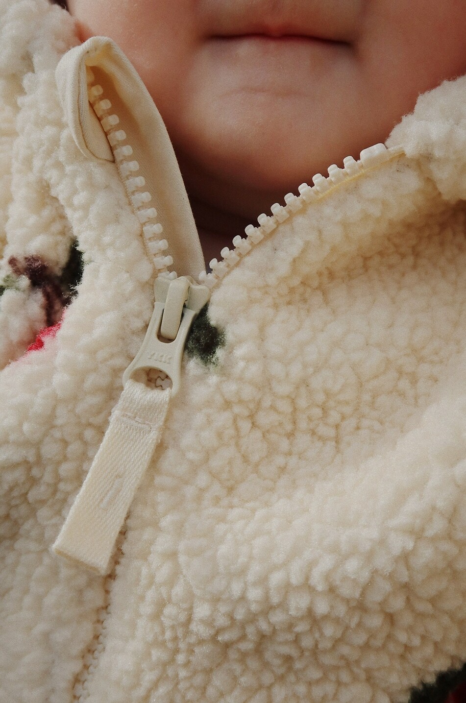 KONGES SLØJD Baby-Pilotenoverall aus bedrucktem Fleece Joddy Baby BEIGE 4