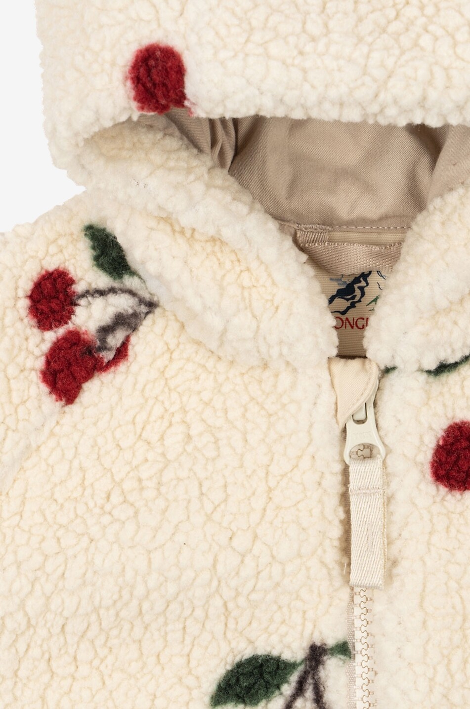 KONGES SLØJD Baby-Pilotenoverall aus bedrucktem Fleece Joddy Baby BEIGE 8
