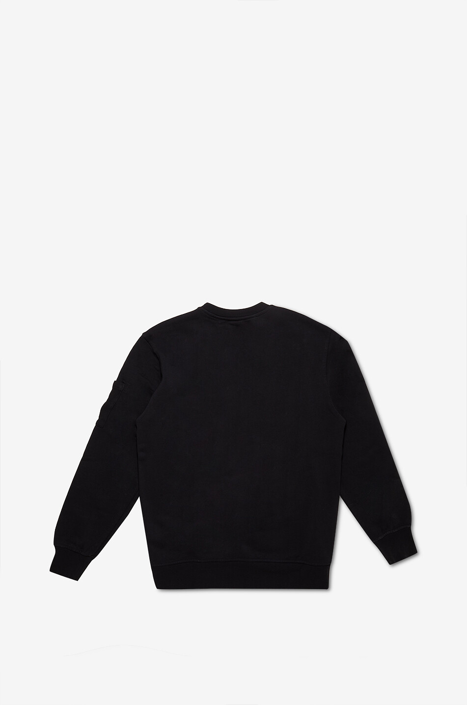 C.P. COMPANY U16 Sweat-shirt garçon en jersey à poche manche Garçon NOIR 2