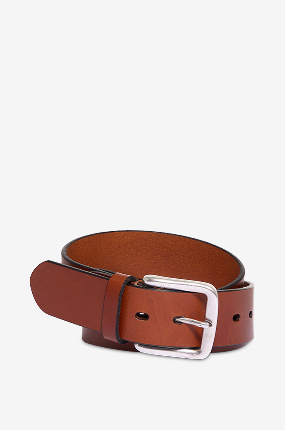 FAUSTO COLATO Gürtel aus Glattleder Casual - 40mm Herren HELLBRAUN 1