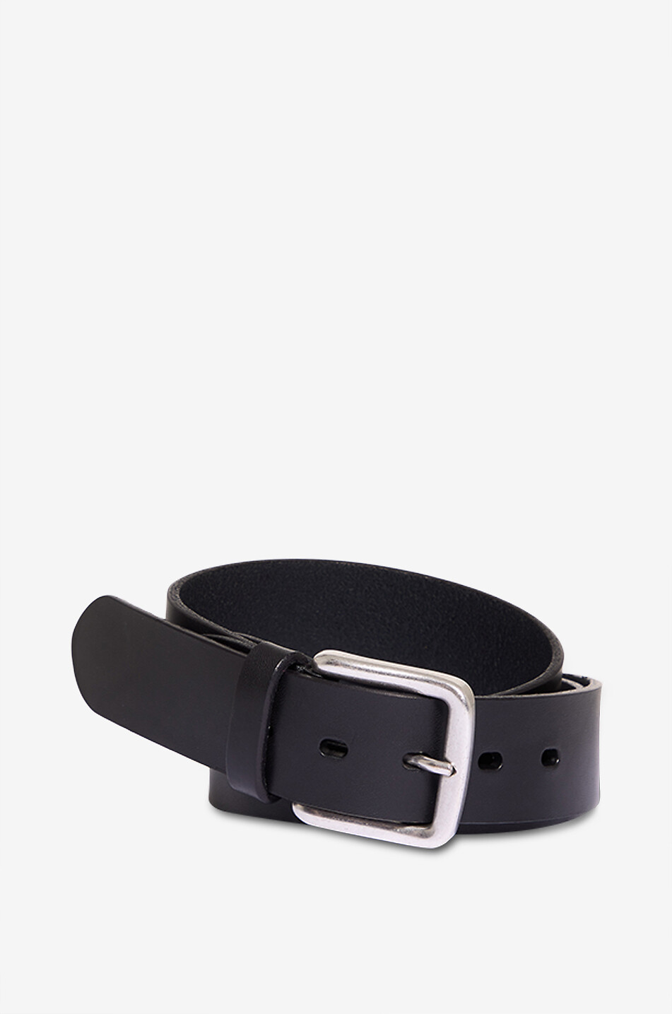 FAUSTO COLATO Gürtel aus Glattleder Casual - 40mm Herren SCHWARZ 1