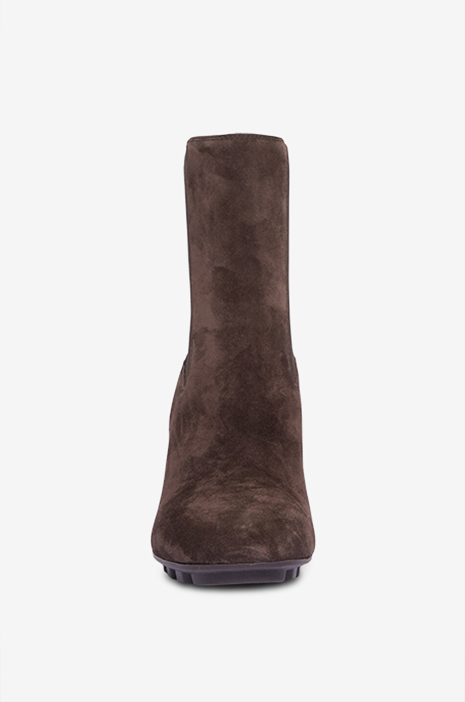 HOGAN Bottines en daim à talon carré Chelsea H695 85 Femme MARRON FONCÉ 2