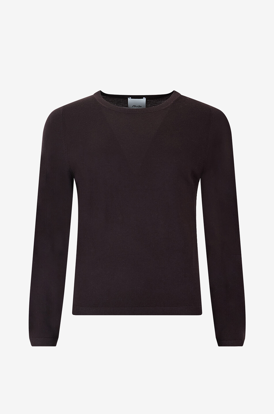 Merino jersey crewneck pullover