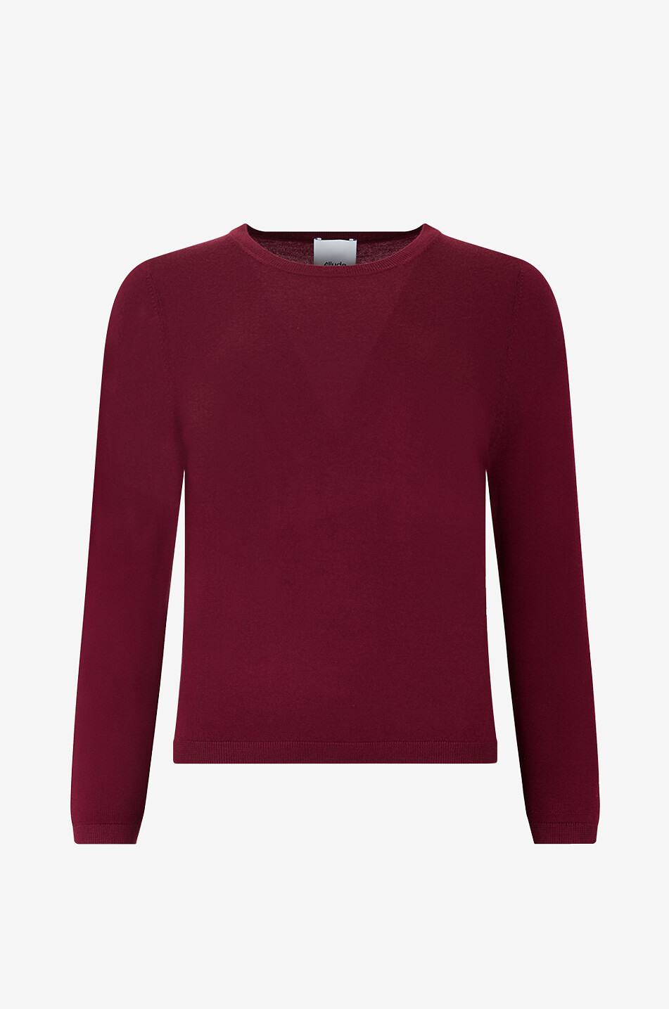 Merino jersey crewneck pullover