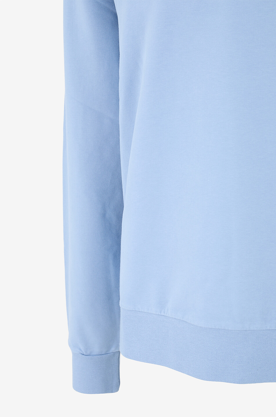 04651/ Sweat-shirt à capuche en coton Homme BLEU CLAIR 3