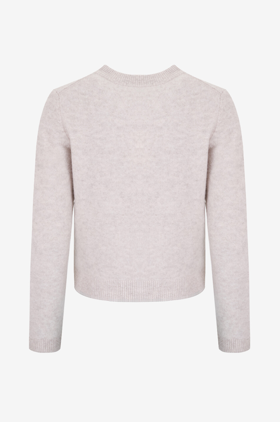 VINCE Cardigan en maille duveteux à col rond Femme BEIGE 2