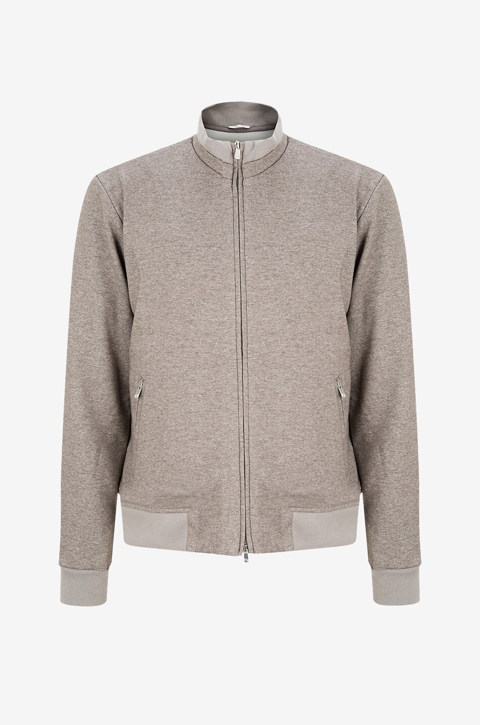 MARCO PESCAROLO Icon lightweight silk and cashmere bomber jacket Men [akeneo-beigefonce] 1