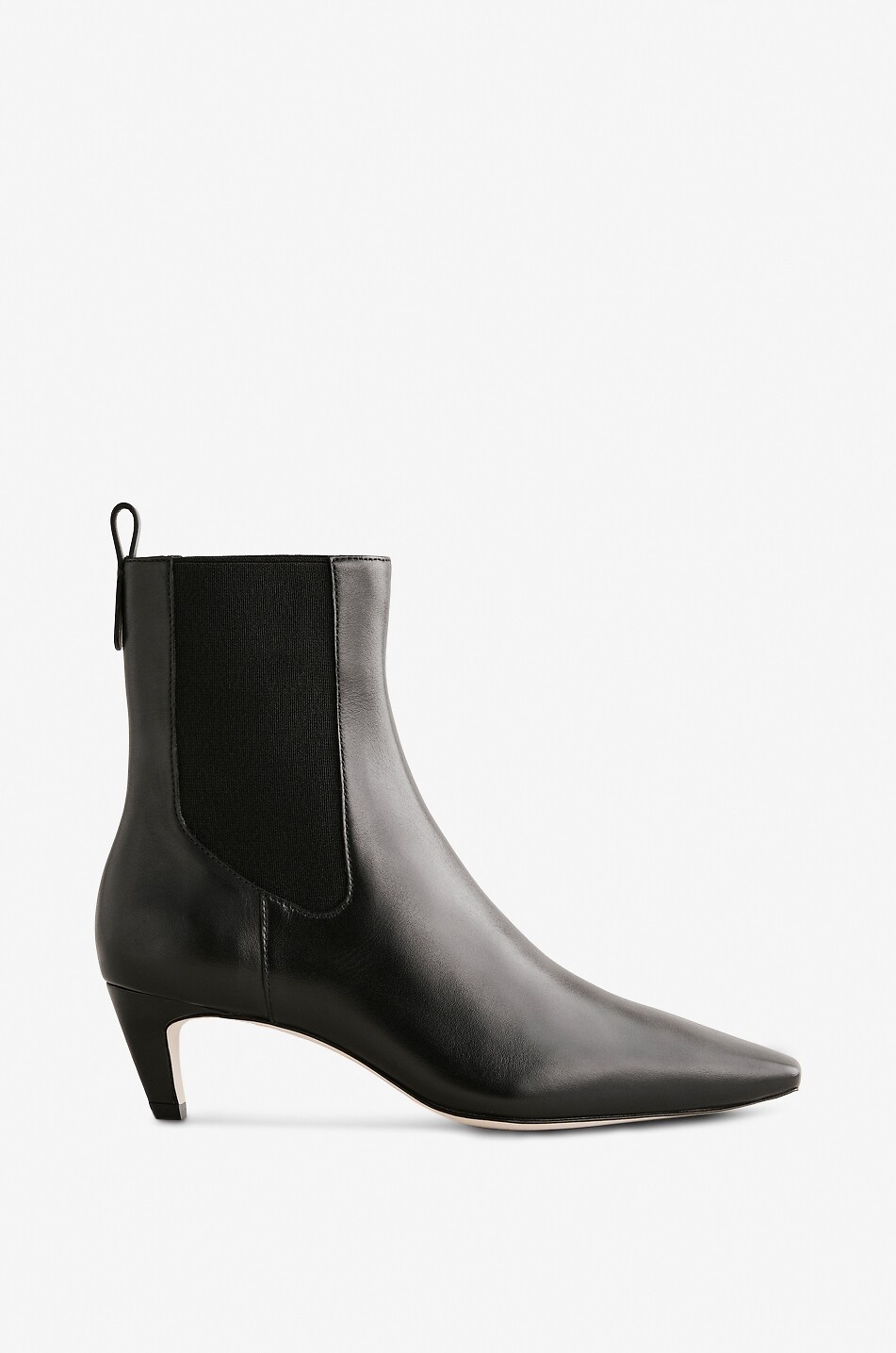REFORMATION Roberta 50 suede heeled ankle boots Women BLACK 2