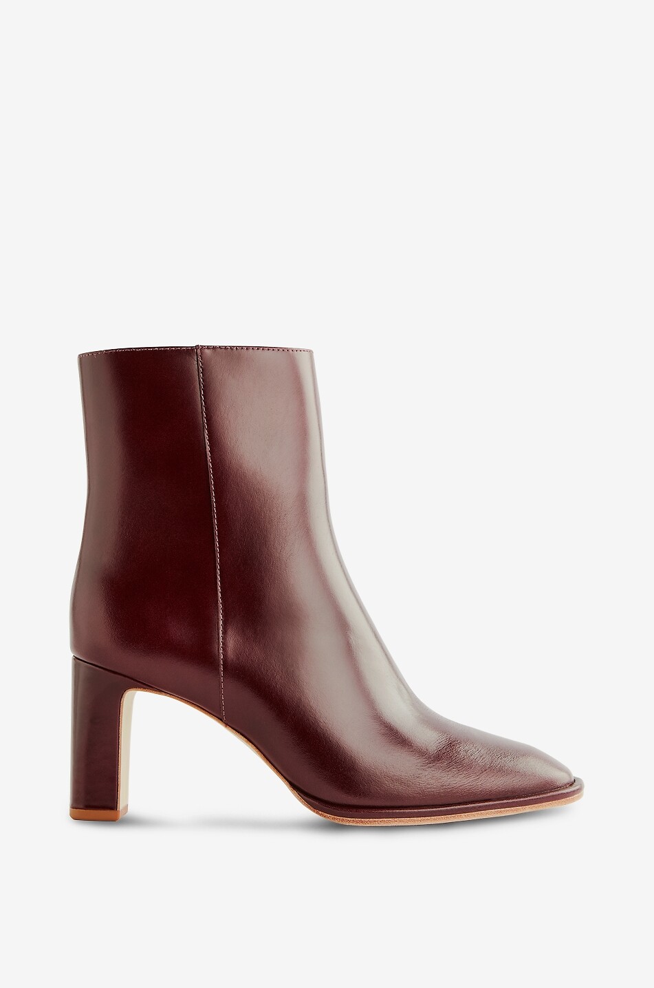 Gillian 75 block heel leather ankle boots