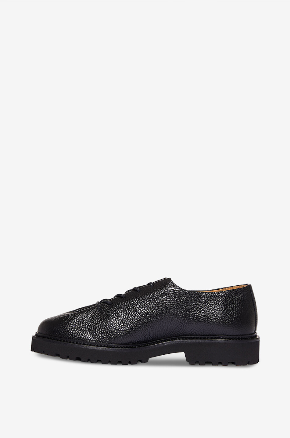 JACQUES SOLOVIERE Edouard smooth leather oxfords Men BLACK 3