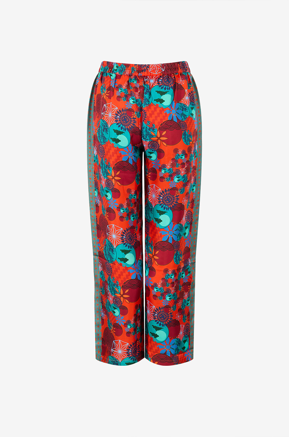 KARMA ON THE ROCKS Pyjama en satin de soie imprimé Isa Femme MULTICOLORE1 4