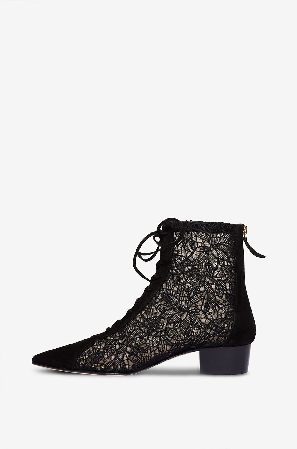 ARTEANA Positano 35 lace lace-up ankle boots Women BLACK 3