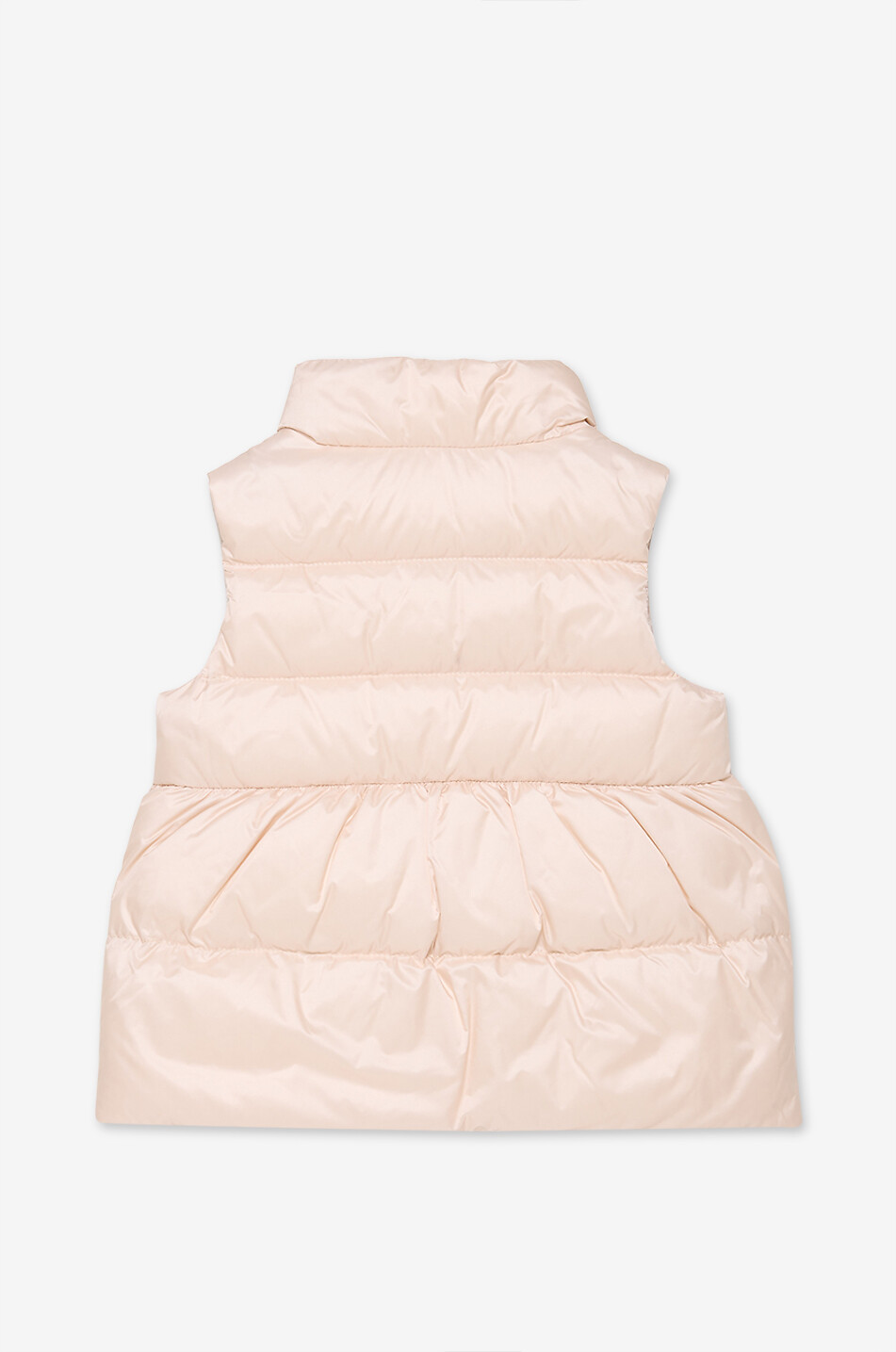 MONCLER Kurze Babyweste aus technischem Gewebe Hivette Baby HELLROSA 2