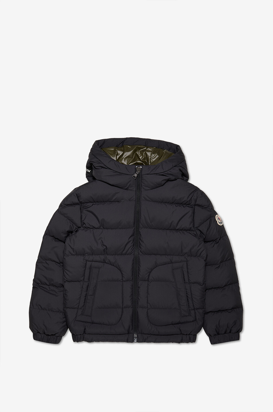 MONCLER Boy's short technical fabric Grecois jacket Boy BLACK 1