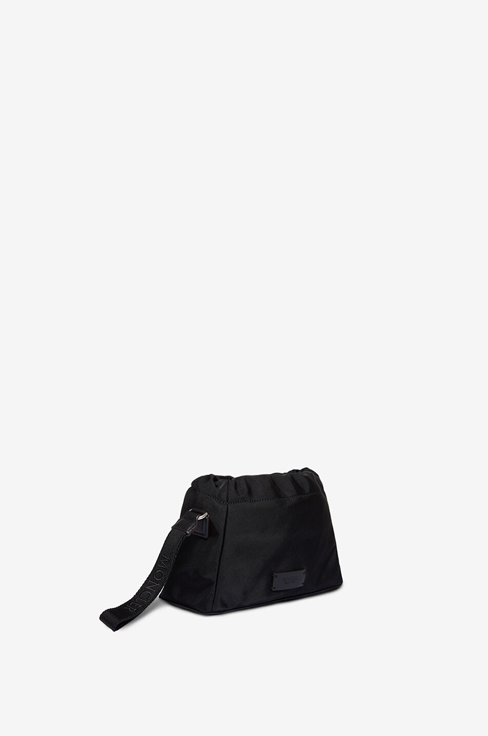 MONCLER Pochette asymétrique en tissu technique Trick Femme NOIR 1