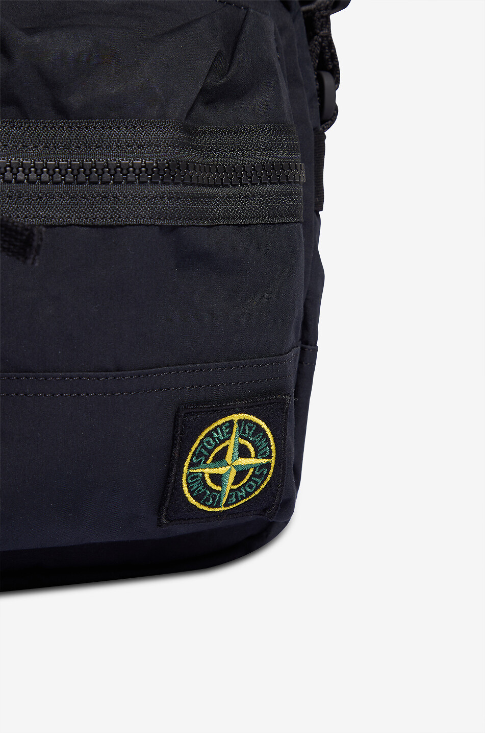 STONE ISLAND Umhängetasche aus Canvas 9200019 Aluminium Tela Herren SCHWARZ 5