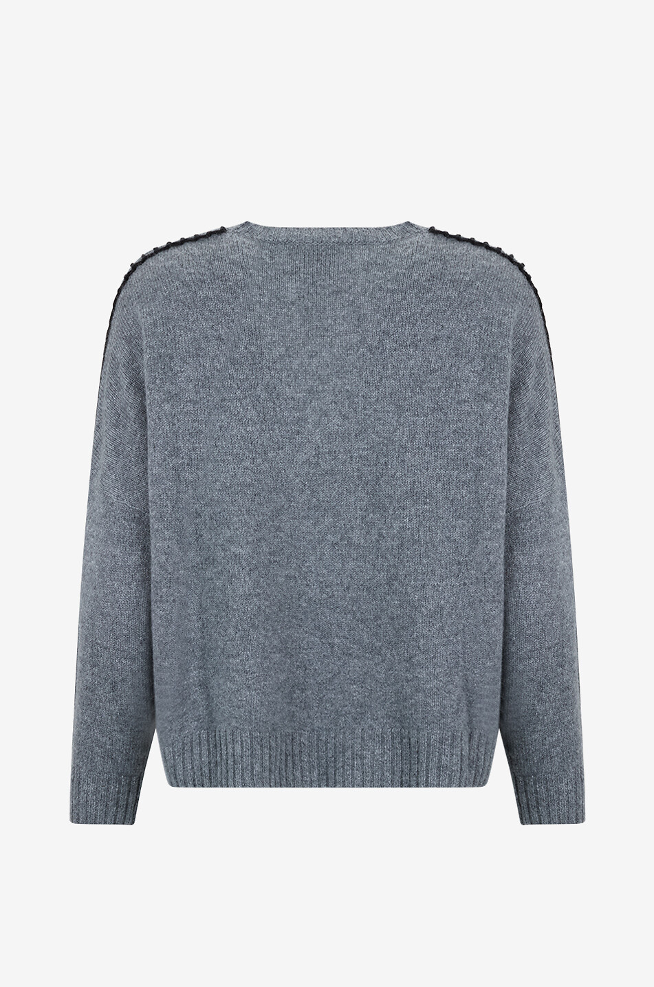 KUJTEN Pullover mit Rundhalsausschnitt aus Kaschmir Amea Damen GRAU 2