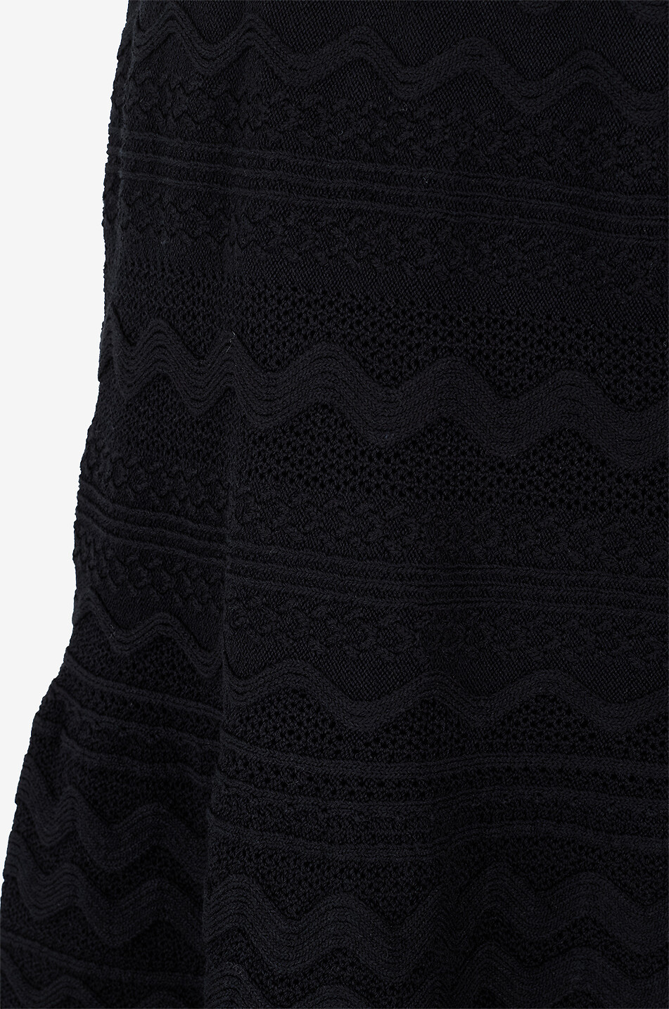 MOLLI Jupe longue en maille de laine Diva Femme NOIR 4