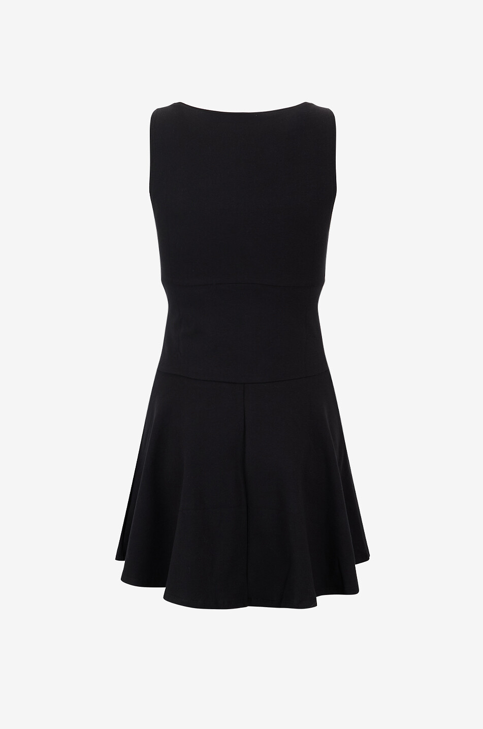 REFORMATION Mayve mini knit dress in organic cotton Women BLACK 2