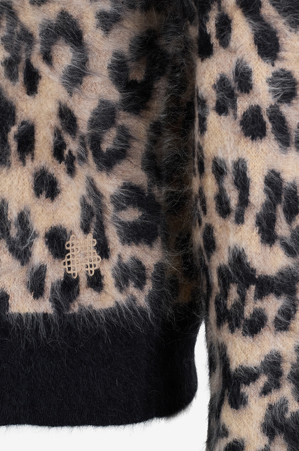 KUJTEN Caroline cashmere leopard spot jumper Women MULTI COLOURED 3